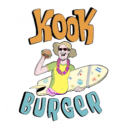 KOOK BURGER SURFER DUDE I SURFING TOTALLY TUBULAR logo