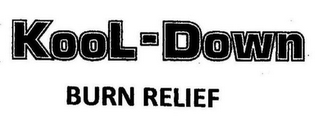 KOOL-DOWN BURN RELIEF logo