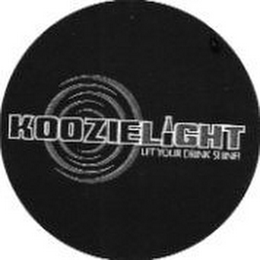 KOOZIELIGHT LET YOUR DRINK SHINE logo