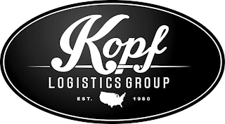KOPF LOGISTICS GROUP EST. 1980 logo