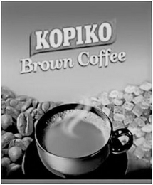 KOPIKO BROWN COFFEE logo