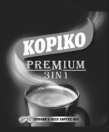 KOPIKO PREMIUM 3 IN 1 STRONG & RICH COFFEE MIX logo
