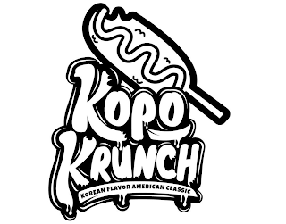 KOPO KRUNCH KOREAN FLAVOR AMERICAN CLASSIC logo