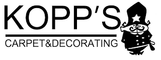 KOPP'S CARPET & DECORATING logo
