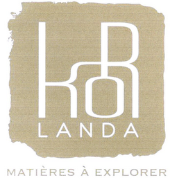 KOR LANDA MATIÈRES À EXPLORER logo