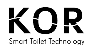 KOR, SMART TOLIET TECHNOLOGY logo