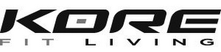 KORE FIT LIVING logo