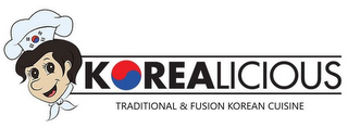 KOREALICIOUS TRADITIONAL & FUSION KOREAN CUISINE logo