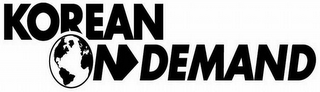 KOREAN ON DEMAND logo