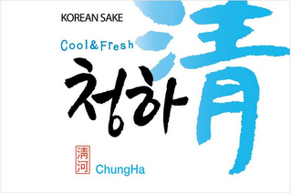 KOREAN SAKE COOL & FRESH CHUNGHA logo
