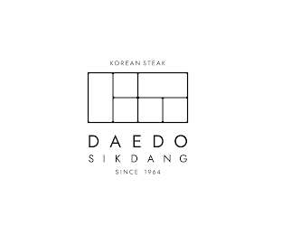 KOREAN STEAK DAEDO SIKDANG SINCE 1964 logo