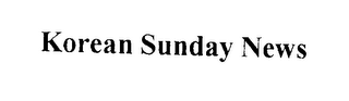 KOREAN SUNDAY NEWS logo