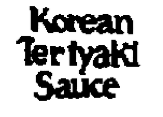 KOREAN TERIYAKI SAUCE logo