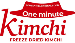 KOREAN TRADITIONAL FOOD ONE MINUTE KIMCHI FREEZE DRIED KIMCHI logo