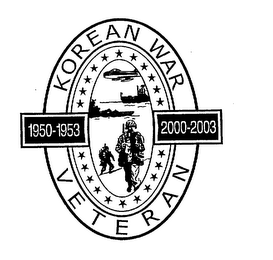 KOREAN WAR VETERAN 1950-1953 2000-2003 logo