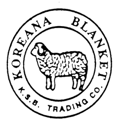 KOREANA BLANKET K.S.B. TRADING CO. logo
