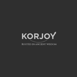 KORJOY ROOTED IN ANCIENT WISDOM logo