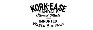 KORK-EASE SANDALS HAND MADE IMPORTED WATER BUFFALO logo