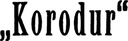 "KORODUR" logo