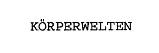KORPERWELTEN logo