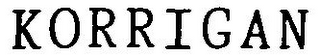 KORRIGAN logo