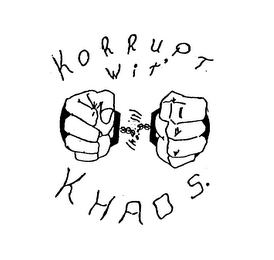 KORRUPT WIT' KHAOS. logo