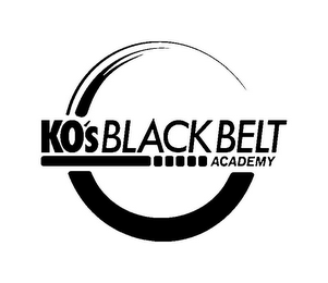 KO'S BLACK BELT ACADEMY logo