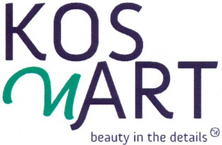 KOS MART BEAUTY IN THE DETAILS logo