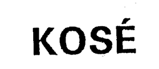 KOSE logo