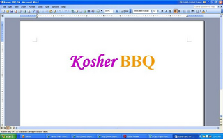 KOSHER BBQ logo