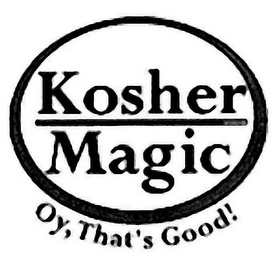 KOSHER MAGIC OY, THAT'S GOOD! logo