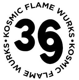 KOSMIC FLAME WURKS 369 logo