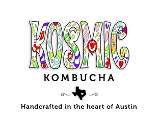 KOSMIC KOMBUCHA HANDCRAFTED IN THE HEART OF AUSTIN logo