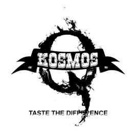KOSMOS Q TASTE THE DIFFERENCE logo