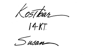 KOSTBAR 14KT SUSAN logo