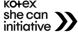KOTEX SHE CAN INITIATIVE logo