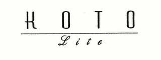 KOTO LITE logo