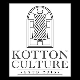 KOTTON CULTURE · ESTD . 2015 · logo