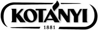 KOTÁNYI 1881 logo