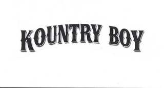 KOUNTRY BOY logo