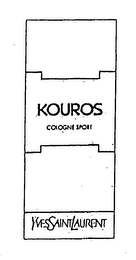 KOUROS COLOGNE SPORT YVESSAINTLAURENT logo