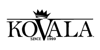 KOVALA SINCE 1999 logo