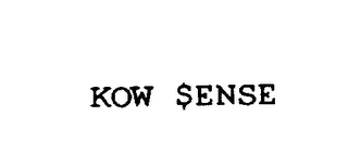 KOW $ENSE logo