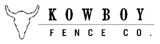 KOWBOY FENCE CO. logo