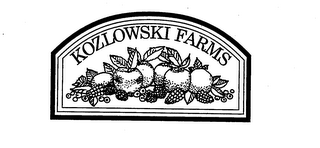 KOZLOWSKI FARMS logo