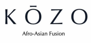 KOZO AFRO-ASIAN FUSION logo
