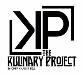 KP THE KULINARY PROJECT BY CHEF KHARI R BELL logo