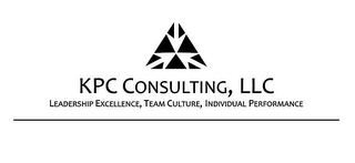 KPC CONSULTING, LLC LEADERSHIP EXCELLENCE, TEAM CULTURE, INDIVIDUAL PERFORMANCE logo