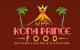 KPF KONA PRINCE FOOD NOTHING LIKE PELE'S COOKING logo