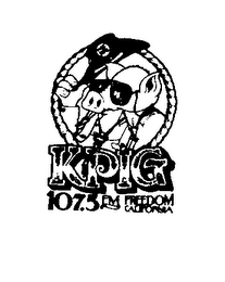 KPIG 107.5 FM FREEDOM CALIFORNIA logo